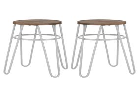 Cosco Intellifit Steel Set Of 3 Bistro Set In Sandy Brown
