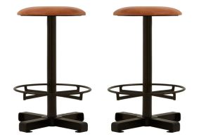 Cosco Intellifit Steel Set Of 3 Bistro Set In Sandy Brown