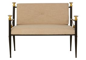 Cosco Intellifit Steel Set Of 3 Bistro Set In Sandy Brown