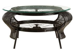 Cosco Intellifit Steel Set Of 3 Bistro Set In Sandy Brown