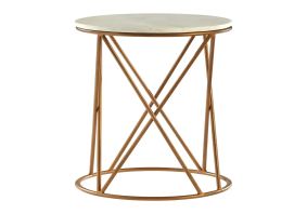 Cosco Intellifit Steel Set Of 3 Bistro Set In Sandy Brown