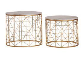 Cosco Intellifit Steel Set Of 3 Bistro Set In Sandy Brown