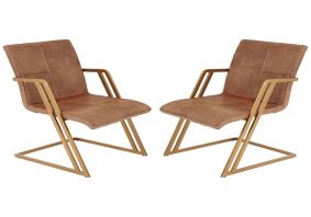 Cosco Intellifit Steel Set Of 3 Bistro Set In Sandy Brown
