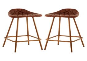 Cosco Intellifit Steel Set Of 3 Bistro Set In Sandy Brown