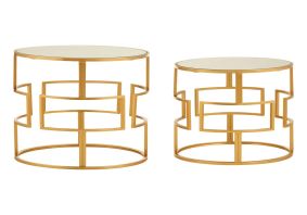 Cosco Intellifit Steel Set Of 3 Bistro Set In Sandy Brown