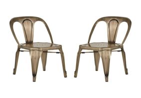 Cosco Intellifit Steel Set Of 3 Bistro Set In Sandy Brown