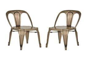 Cosco Intellifit Steel Set Of 3 Bistro Set In Sandy Brown