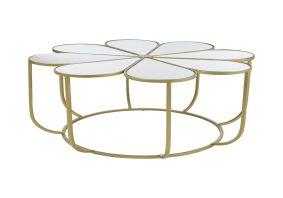 Cosco Intellifit Steel Set Of 3 Bistro Set In Sandy Brown