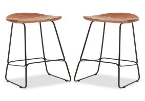 Cosco Intellifit Steel Set Of 3 Bistro Set In Sandy Brown