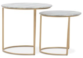 Cosco Intellifit Steel Set Of 3 Bistro Set In Sandy Brown