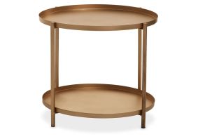 Cosco Intellifit Steel Set Of 3 Bistro Set In Sandy Brown
