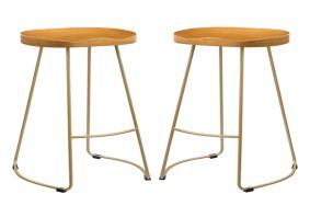 Cosco Intellifit Steel Set Of 3 Bistro Set In Sandy Brown