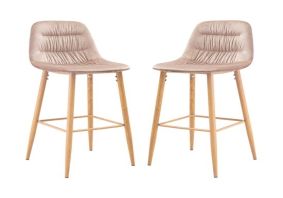 Cosco Intellifit Steel Set Of 3 Bistro Set In Sandy Brown