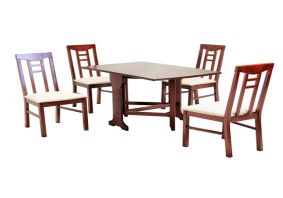 Cosco Intellifit Steel Set Of 3 Bistro Set In Sandy Brown