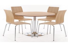 Cosco Intellifit Steel Set Of 3 Bistro Set In Sandy Brown