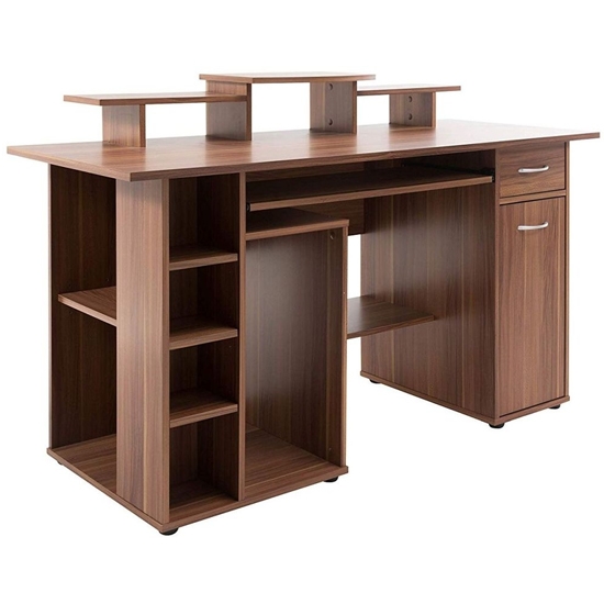 Dallas Wooden Computer Desk In Oak Effect