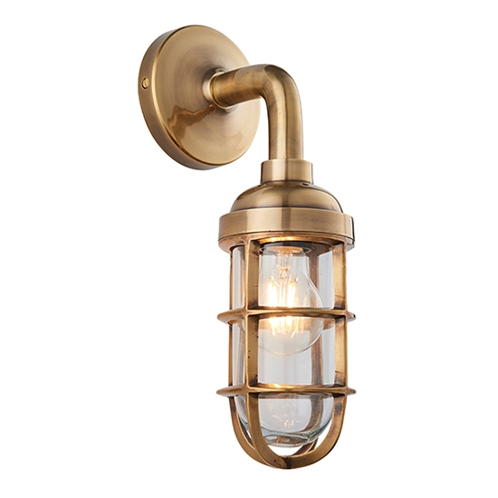 Elcot Wall Light In Burnished Brass