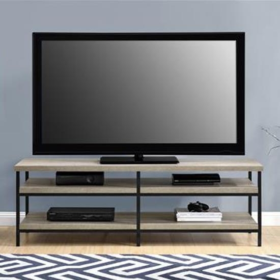 Elmwood Wooden Tv Stand In Oak