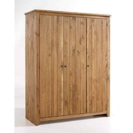 Havana Wooden Wardrobe In Pine With 3 Doors