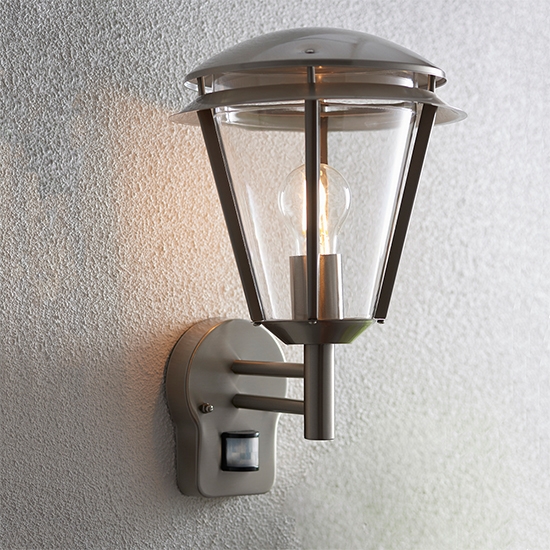 Iken Pir Led Wall Light In Brushed Stainless Steel