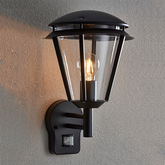 Iken Pir Led Wall Light In Matt Black Stainless Steel