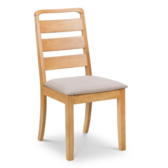 Lars Wooden Dining Chair In Waxed Oak