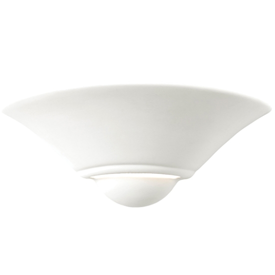 Mayfair Led Wall Light In Unglazed Ceramic