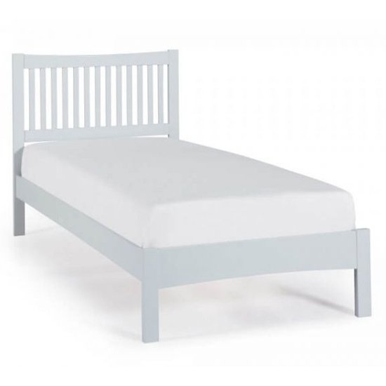 Mya Wooden Single Bed In Grey