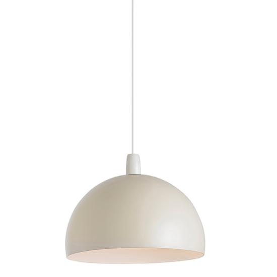 Newsome Ceiling Pendant Light In Matt Cream