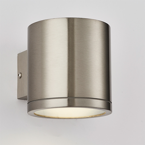 Nio Led Lights Wall Light In Brushed Stainless Steel