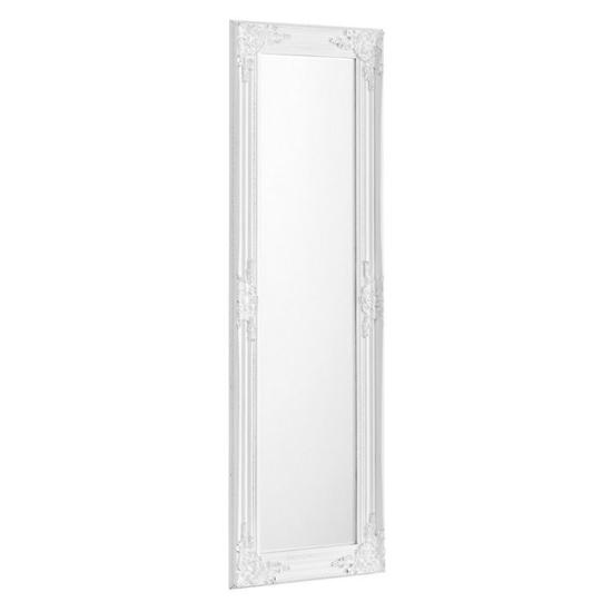 Palais Small Lean To Dress Mirror In Matt White