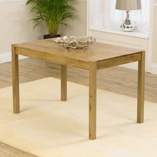 Promo Wooden Dining Table In Oak