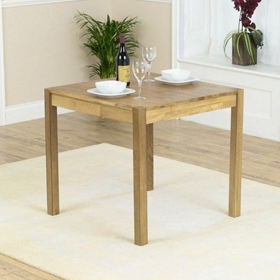 Promo Square Dining Table In Solid Oak