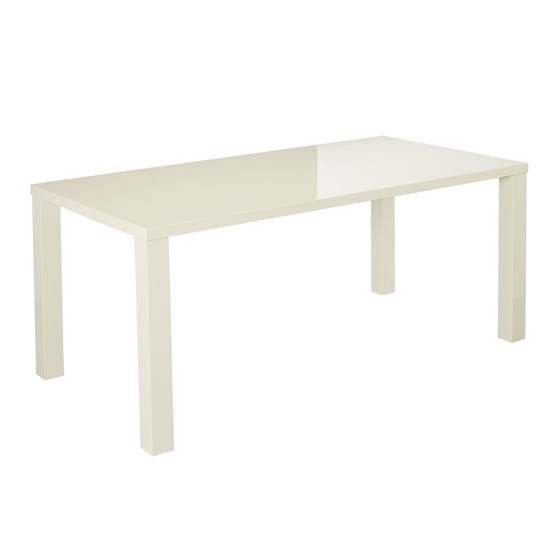 Puro Wooden Coffee Table In Cream High Gloss