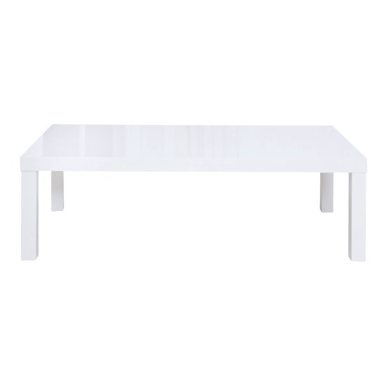 Puro Wooden Coffee Table In White High Gloss