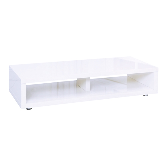 Puro Wooden Tv Stand In White High Gloss