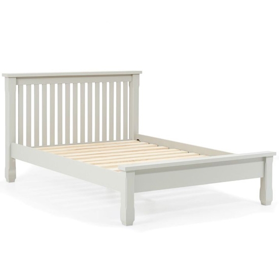 Sandringham Wooden Double Bed In Grey