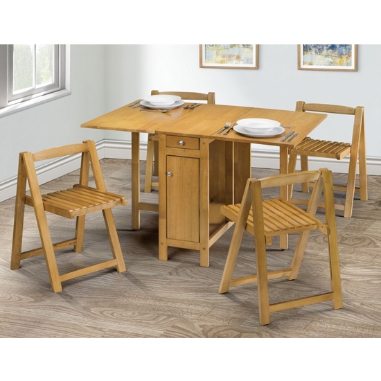 Savoy Wooden Dining Set In Light Oak