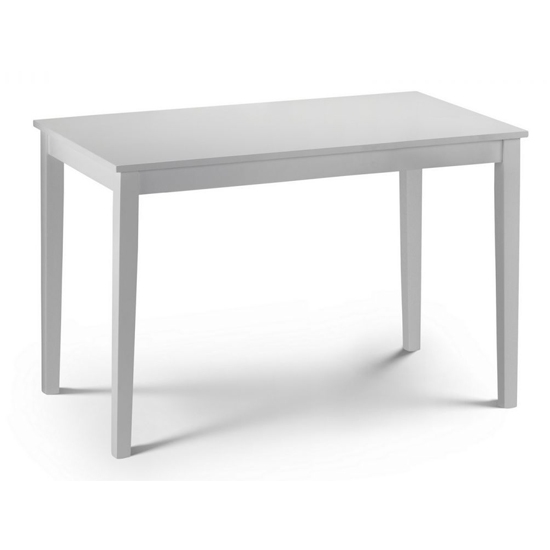 Taku Wooden Dining Table In White