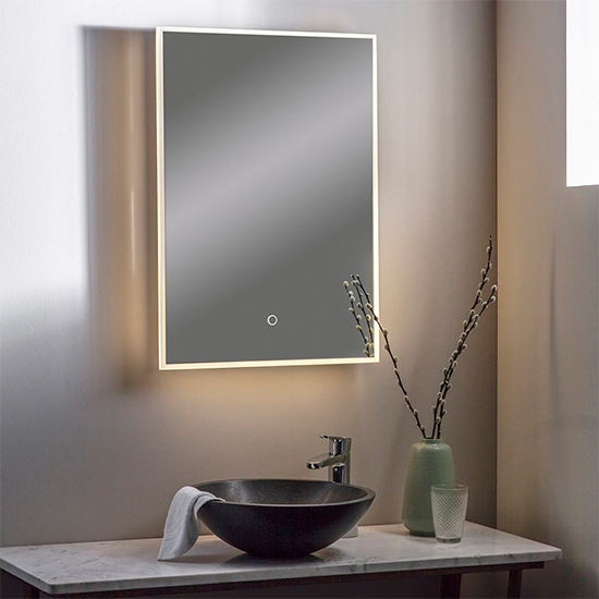 Tec Led Shaver Bathroom Mirror With Colour Changing Technology