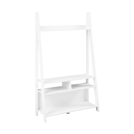 Tiva Wooden Ladder Tv Stand In White