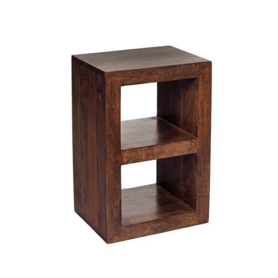 Toko Wooden Display Shelving Unit In Dark Walnut