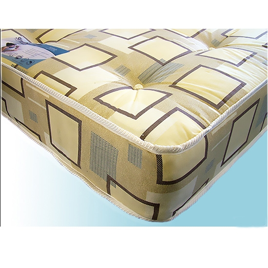 Venus Damask Fabric Double Sprung Mattress