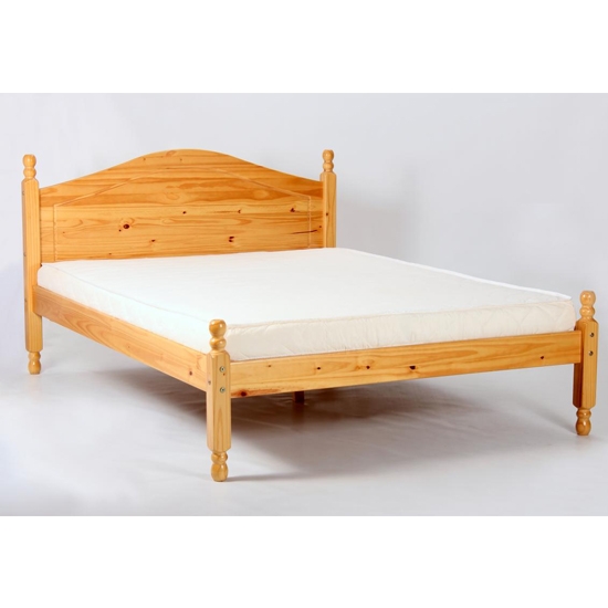 Veresi Wooden Double Bed In Pine
