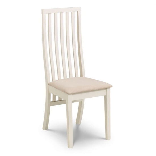 Vermont Wooden Dining Chair In Ivory